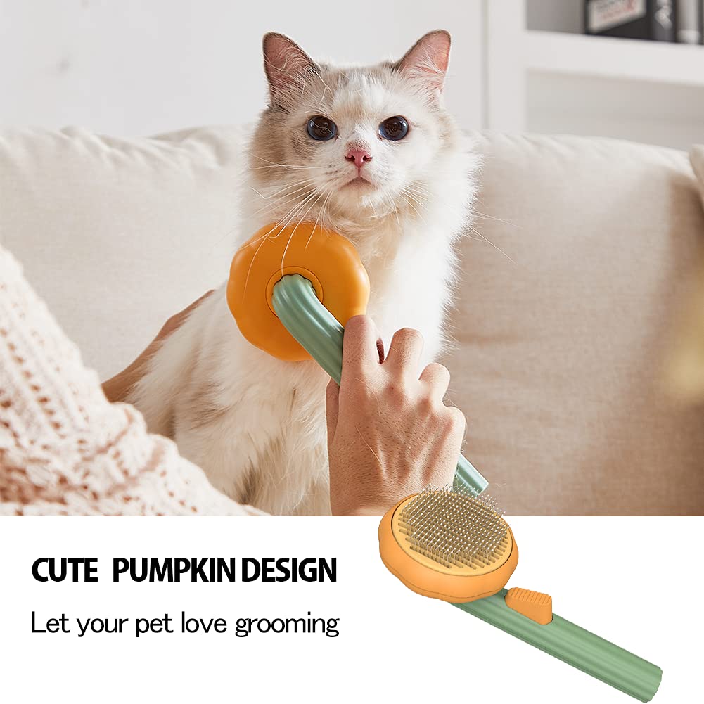 Cat Brush Grooming Pet Pumpkin Brush