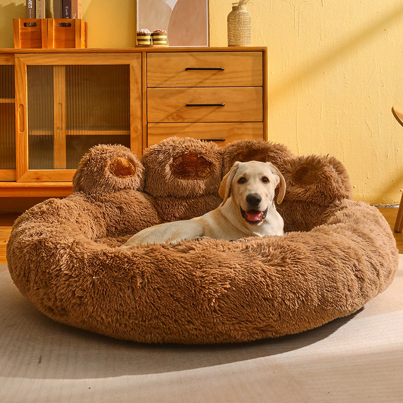 Paw print bed