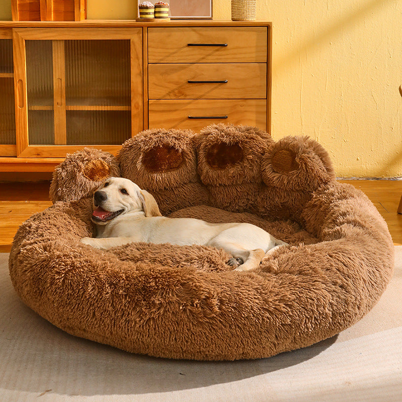 Paw print bed