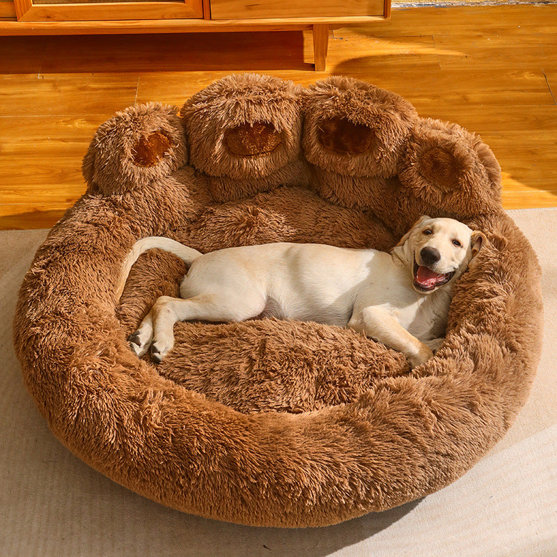 Paw print bed