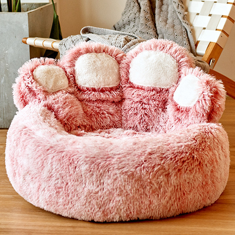 Paw print bed