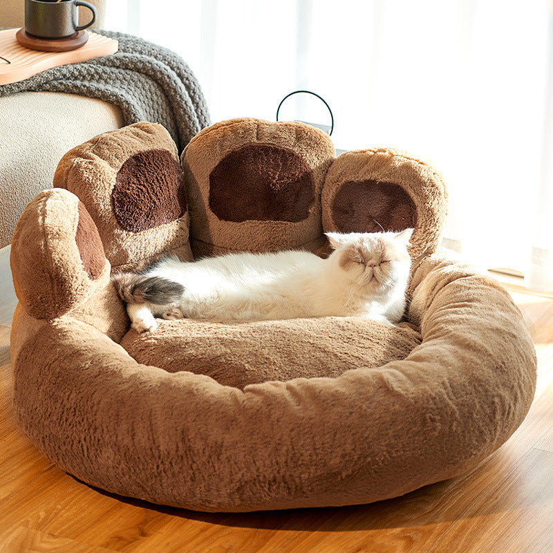 Paw print bed