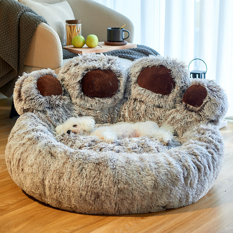 Paw print bed