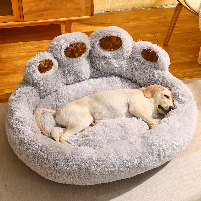 Paw print bed