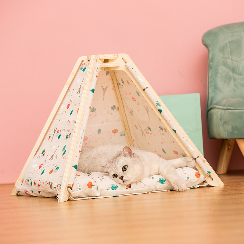 Tent Cat Bed House