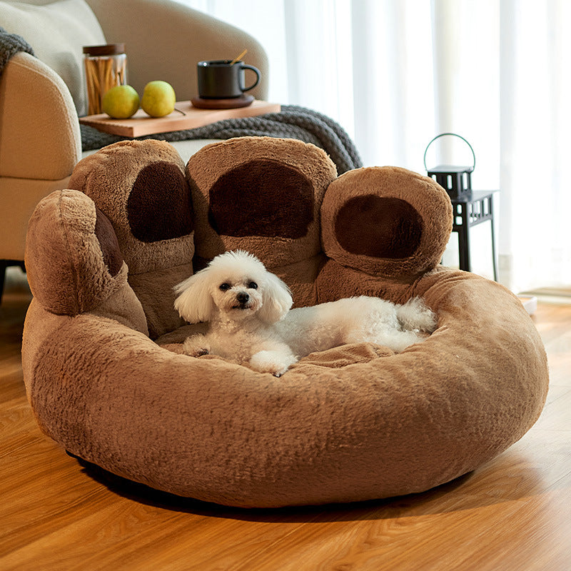 Paw print bed