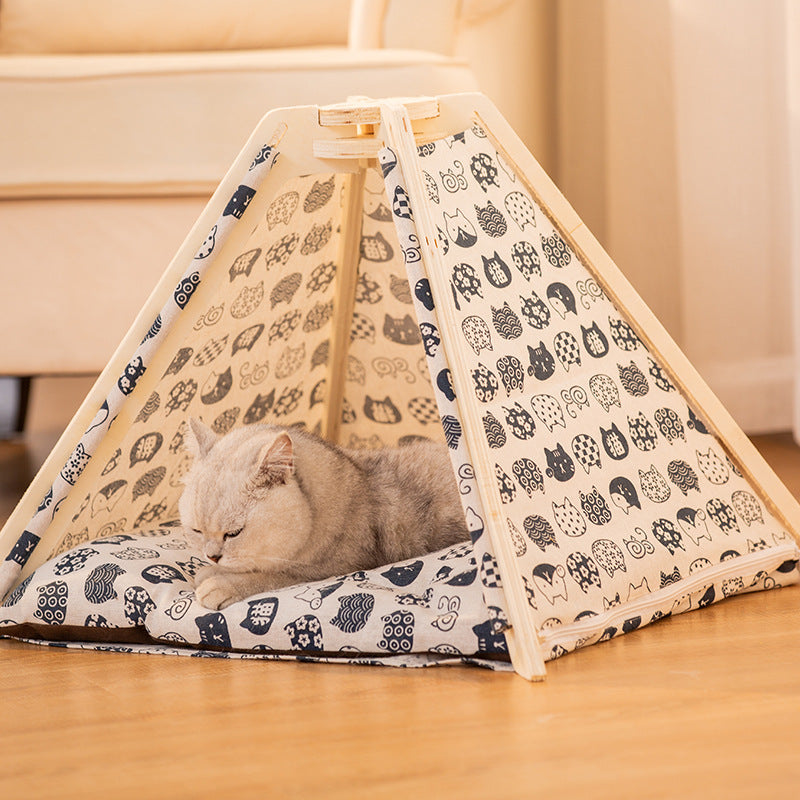 Tent Cat Bed House