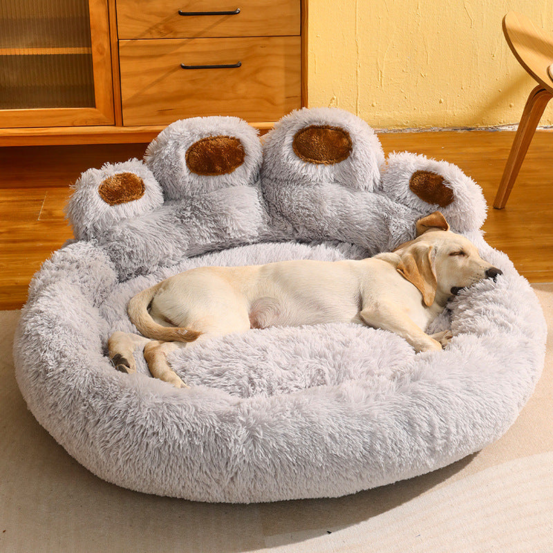 Paw print bed